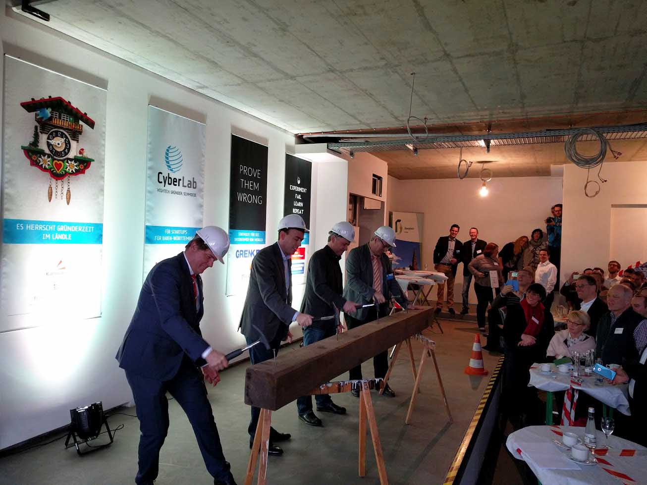 Richtfest IT Accelerator Baden-Württemberg