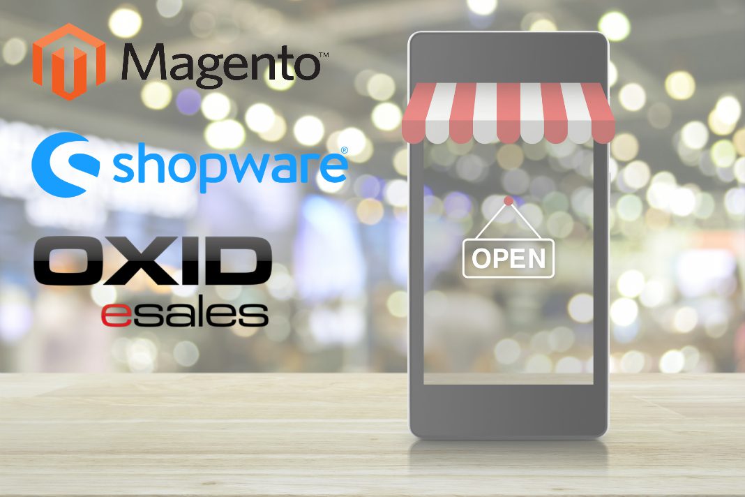 Ein Vergleich der Shop-Systeme Magento, Shopware und Oxid - inklusive informativer Grafiken.