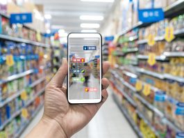 AR-App im Supermarkt